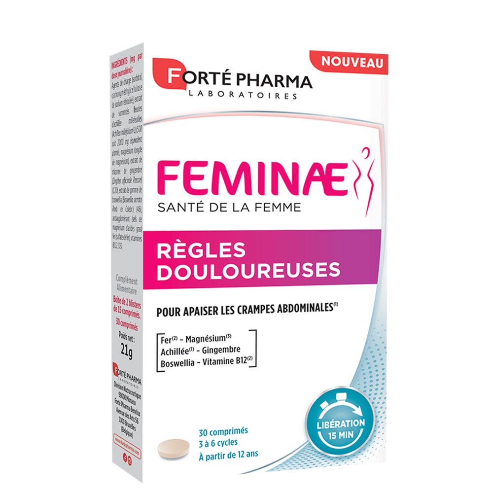 Forté Pharma Feminae Dolor menstrual 30 comprimidos