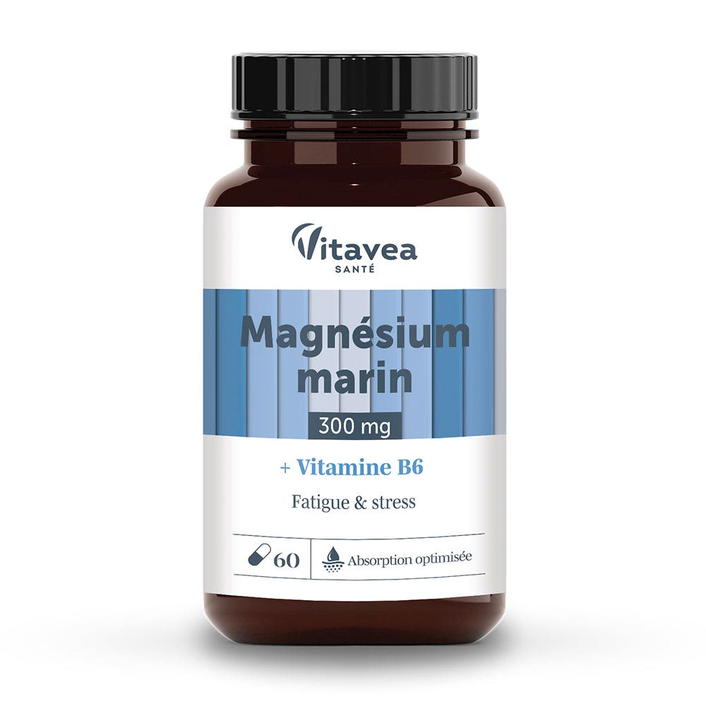 Vitavea Santé Nutri'sentiels Magnésio bio cansancio y estrés 60 cápsulas