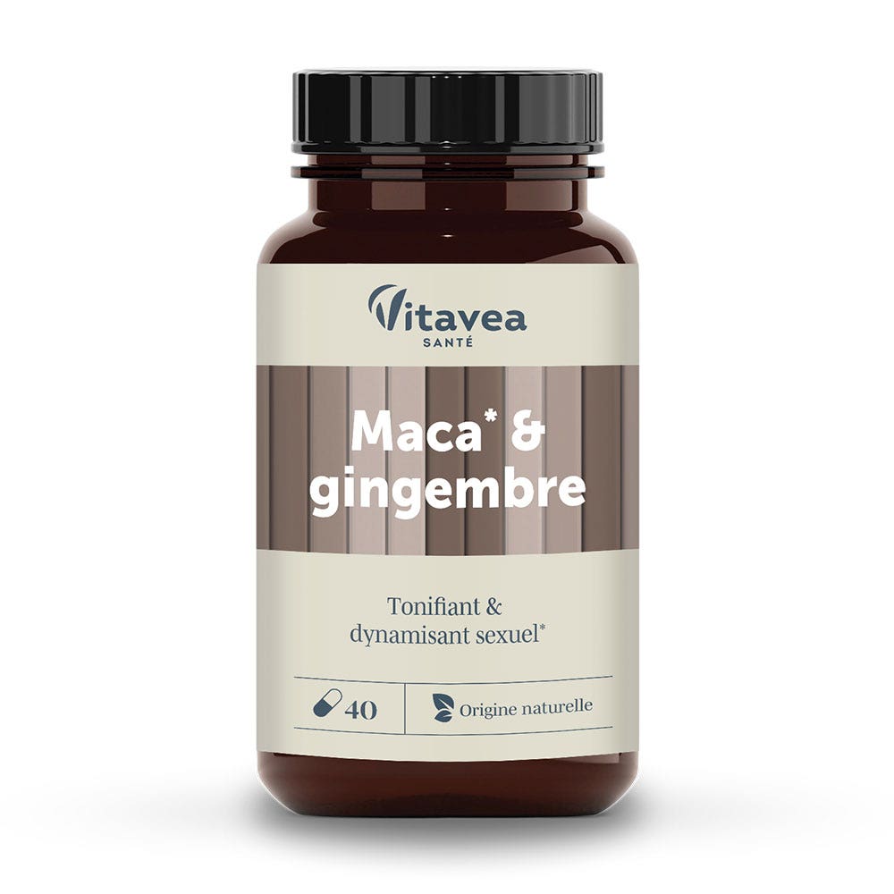Vitavea Santé Nutri'sentiels Maca Jengibre Tonifiant & Dynamisant sexuel x30 cápsulas