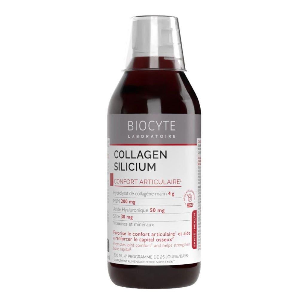 Biocyte Salud Collagena Silicum con colágeno y ácido hialurónico Confort Articulaire 500 ml