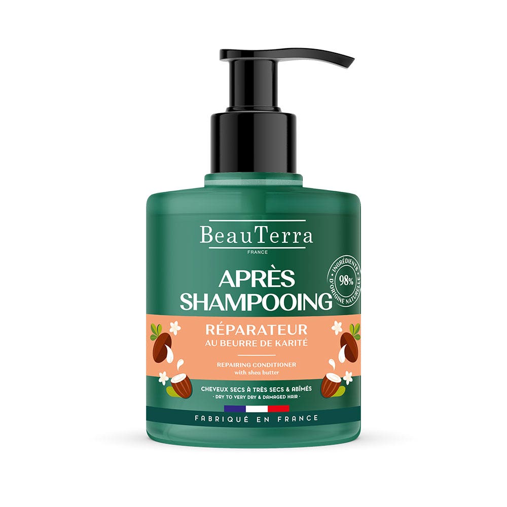 Beauterra Acondicionador reparador manteca de karité todo tipo de cabello 500 ml