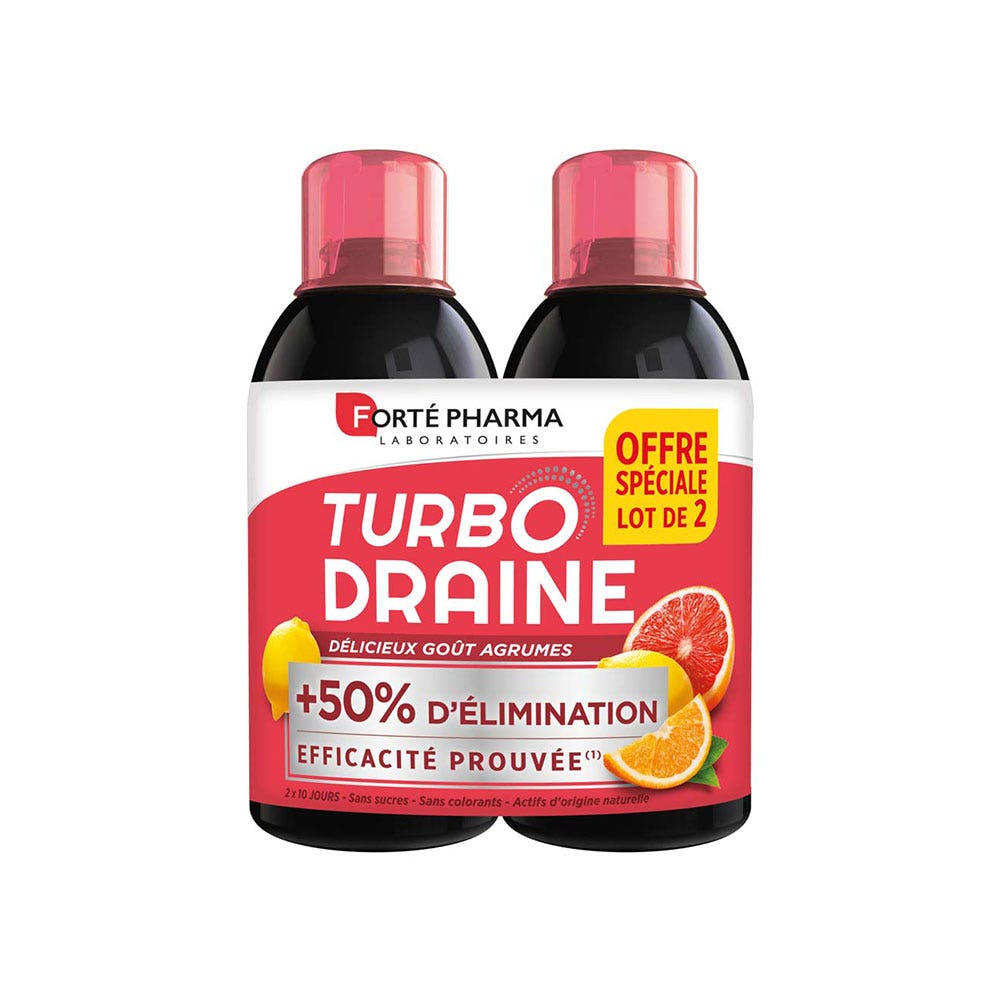 Forté Pharma TurboDraine Turbodraine Citricos 2x500ml