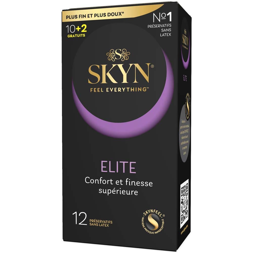Skyn Elite Preservativos sin látex muy finos y suaves x10 + 2 gratis