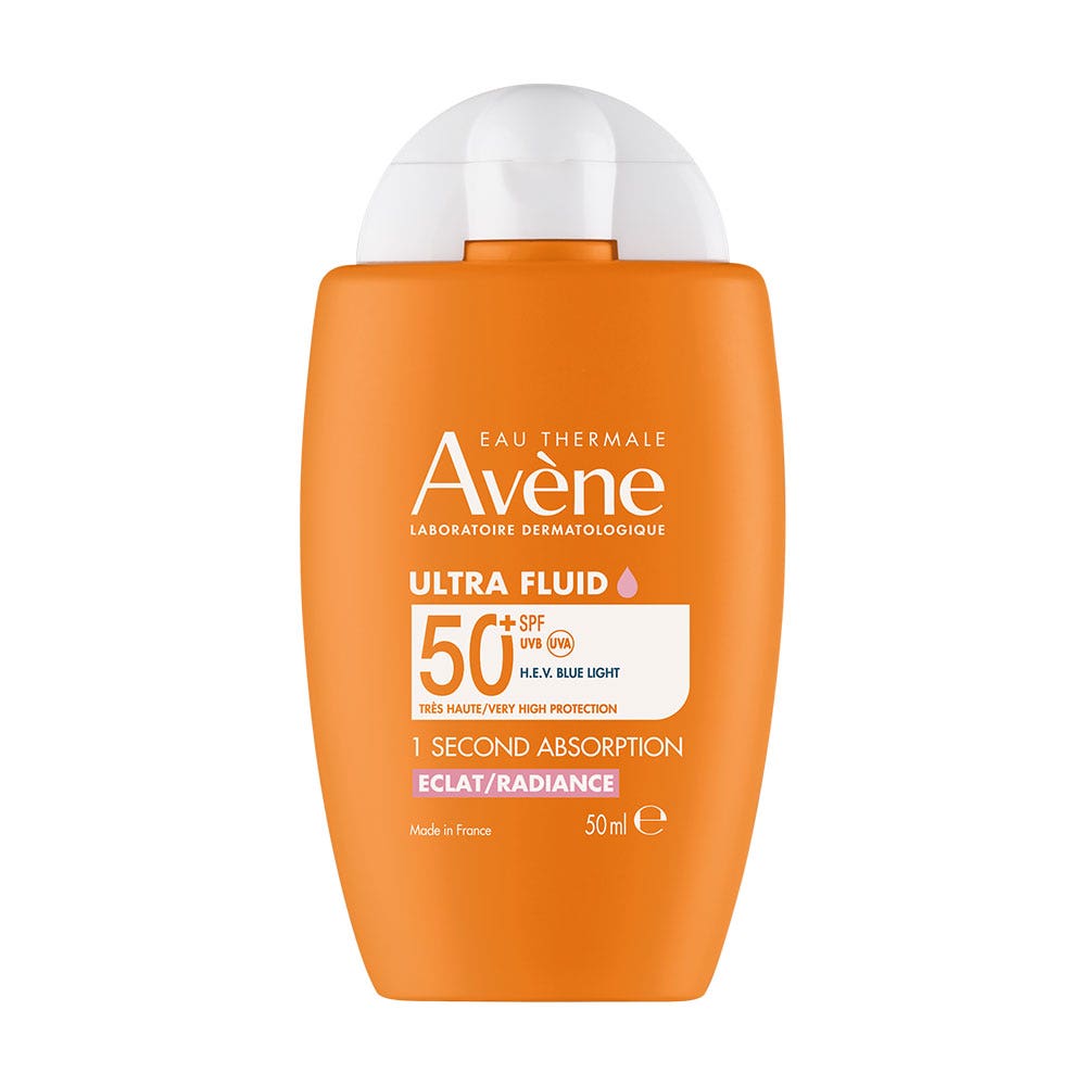 Avène Solar Fluido ultra luminosidad SPF50+ 50 ml