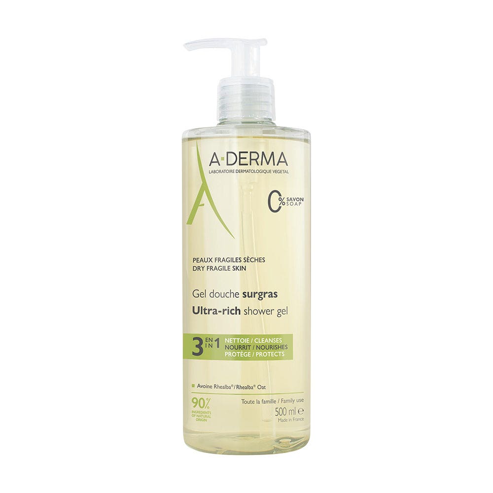 A-Derma Avena Rhealba Gel de ducha surgras 500 ml