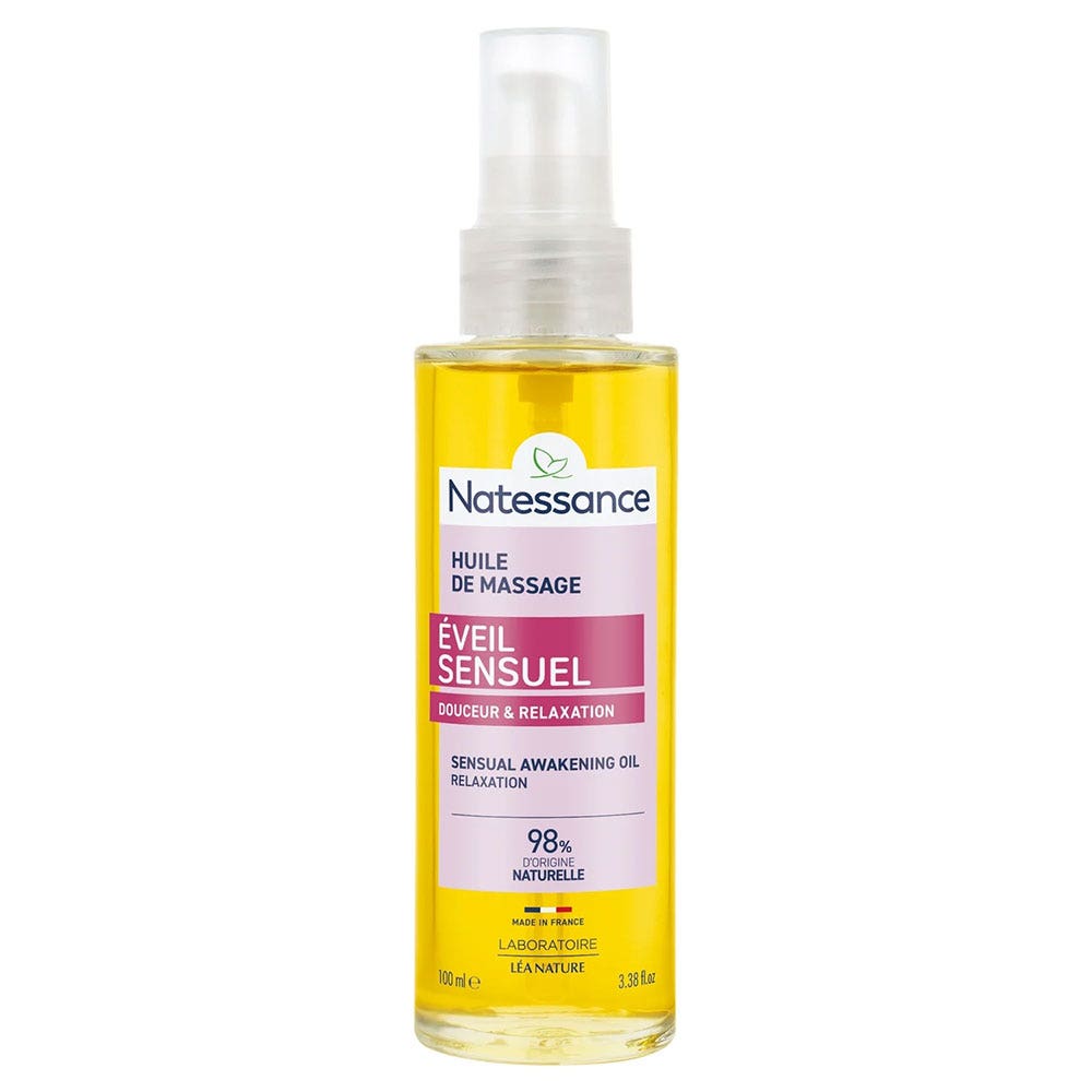 Natessance Aceite de masaje despertar sensual suavidad y relajación 100 ml