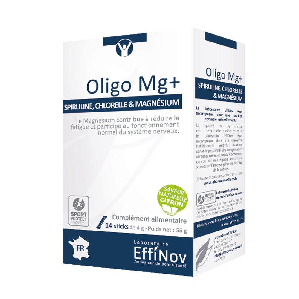 Effinov Nutrition Oligo Mg+ oligoelementos y magnesio x14