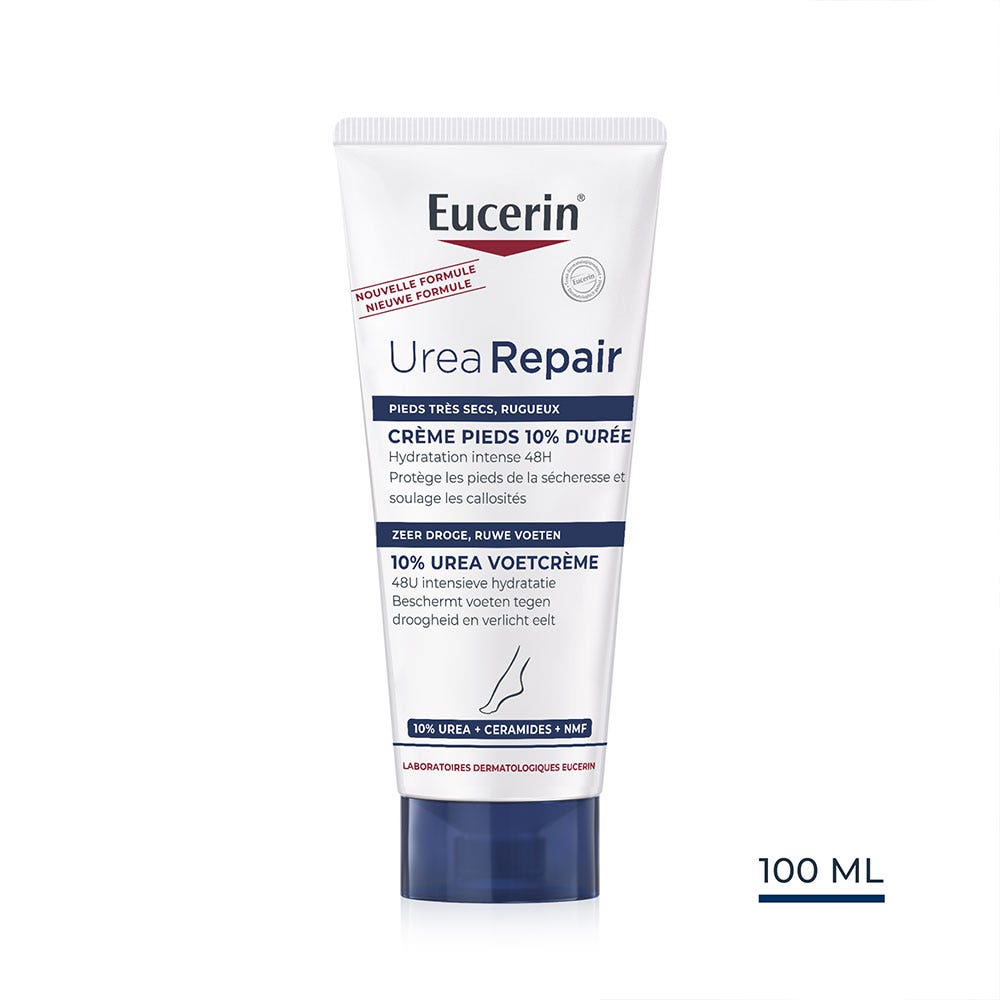 Eucerin UreaRepair Plus Crema pies 10% urea pieles ásperas 100 ml