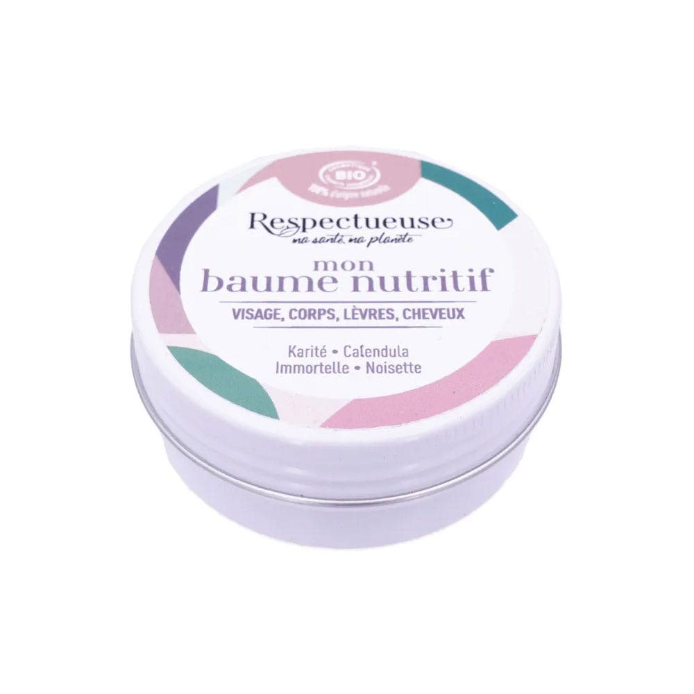 Respectueuse Bálsamo nutritivo multiusos para cuerpo, labios y cabello 30 g