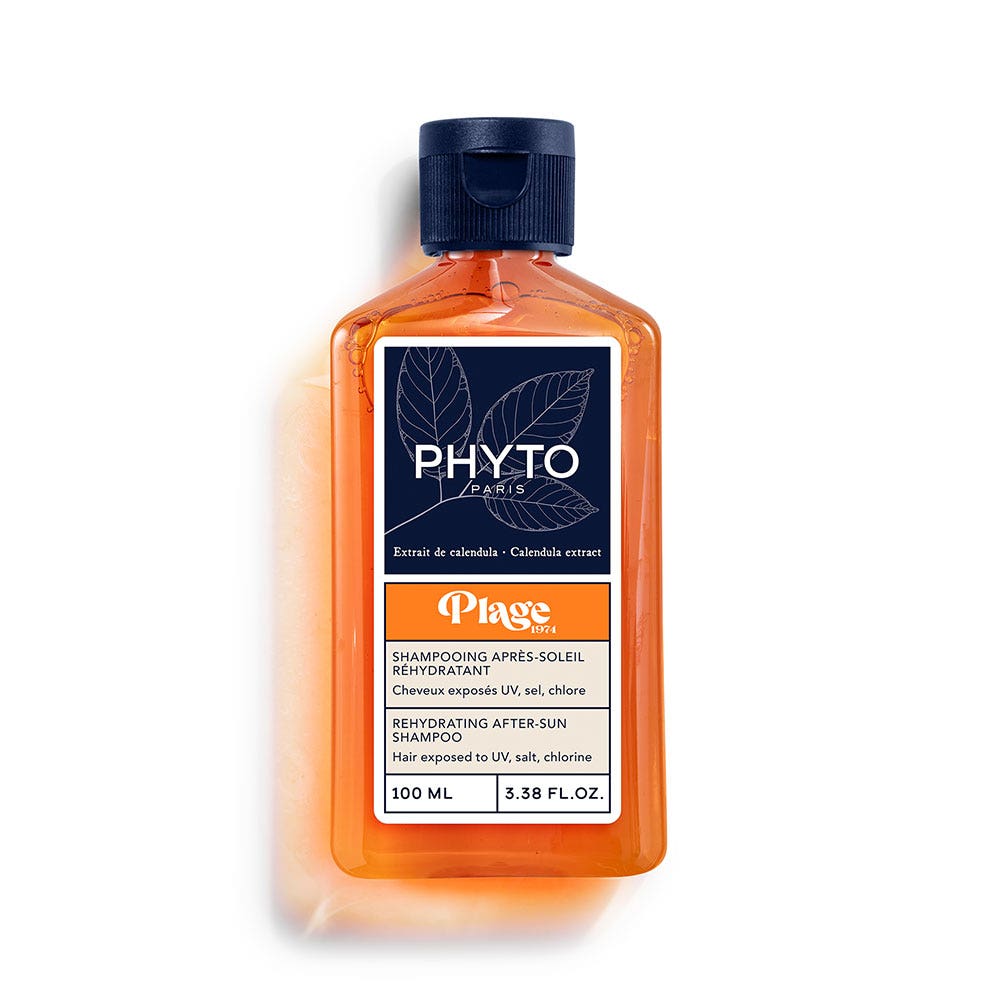 Phyto Paris Playa Champú rehidratante Aftersun Cabello expuesto a los rayos UV Sal y cloro 100 ml