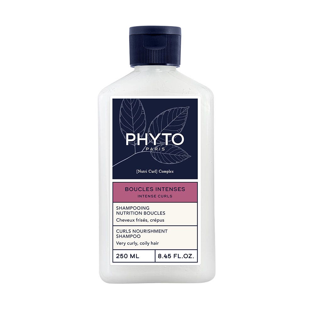 Phyto Paris Rizos Intensos Champú Nutrición para rizos Cabello rizado y encrespado 250 ml