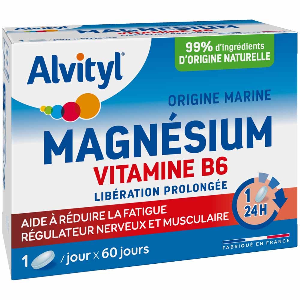 Alvityl Vital Magnesio Vitamina B6 60 Comprimidos