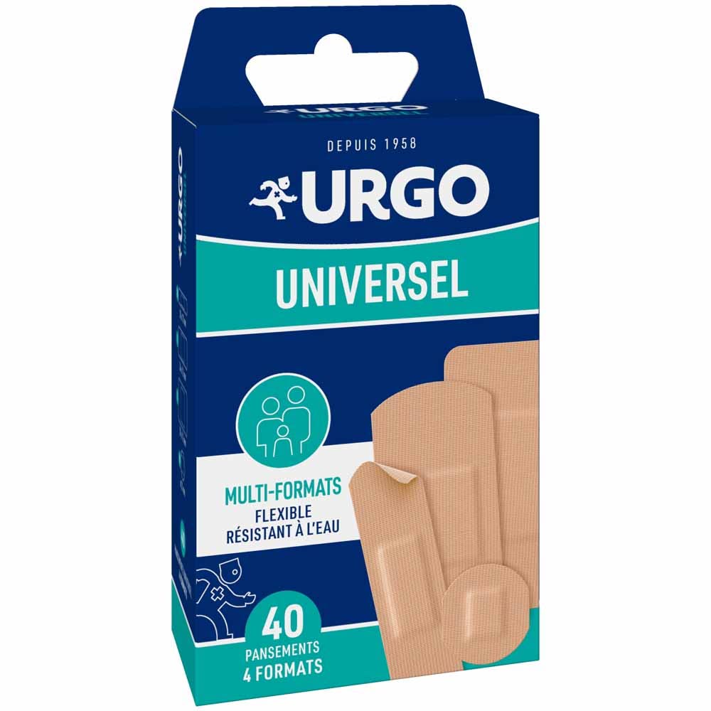 Urgo Vendas Universales 4 Tamaños x40