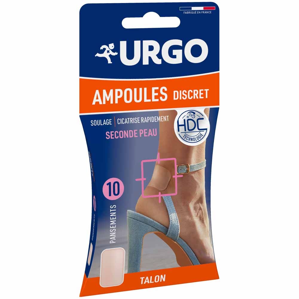Urgo Discretas ampollas Talón 10 Aderezos