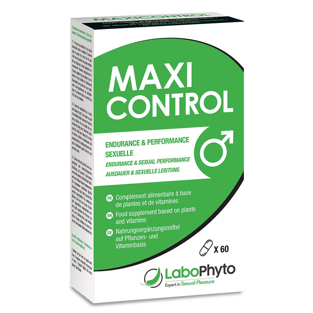 LaboPhyto MaxiControl resistencia sexual masculina 60 cápsulas
