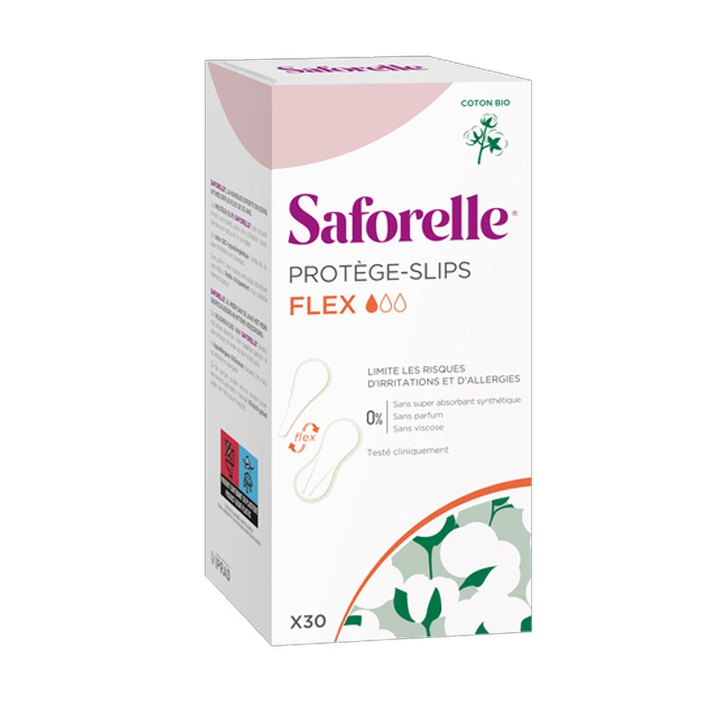 Saforelle Slip de algodón orgánico Flex x30