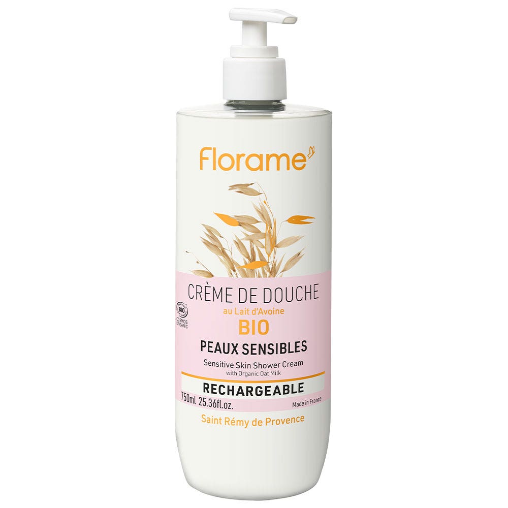 Florame Crema de ducha con leche de avena bio Pieles sensibles 750ml