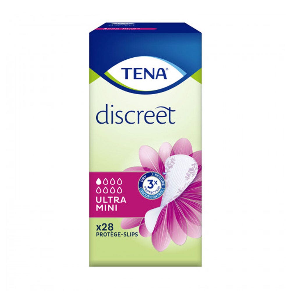 Tena Discreet Debilidad de la vejiga Ultra Mini Light x28