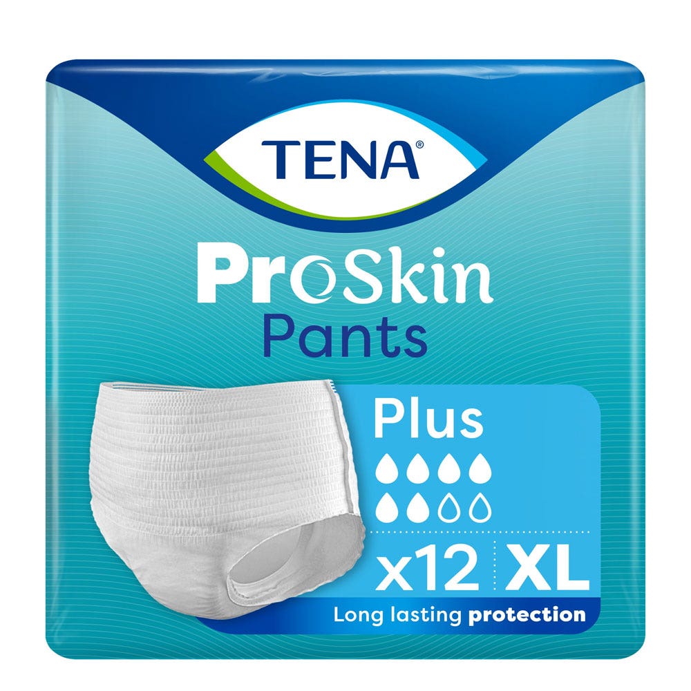 Tena Proskin plus Pants Braguitas Absorbentes Talla Grande XL 120-160cm X12