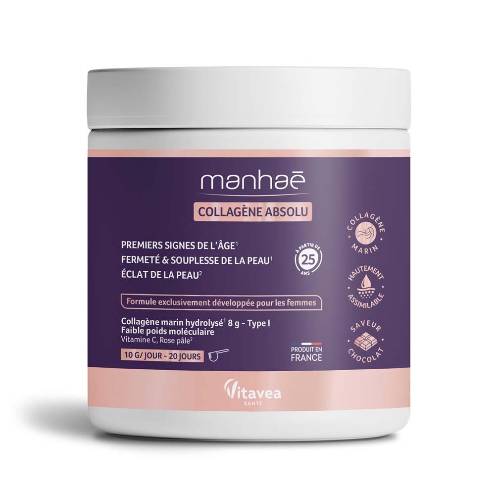 Manhaé Colágeno absoluto sabor chocolate 200 g