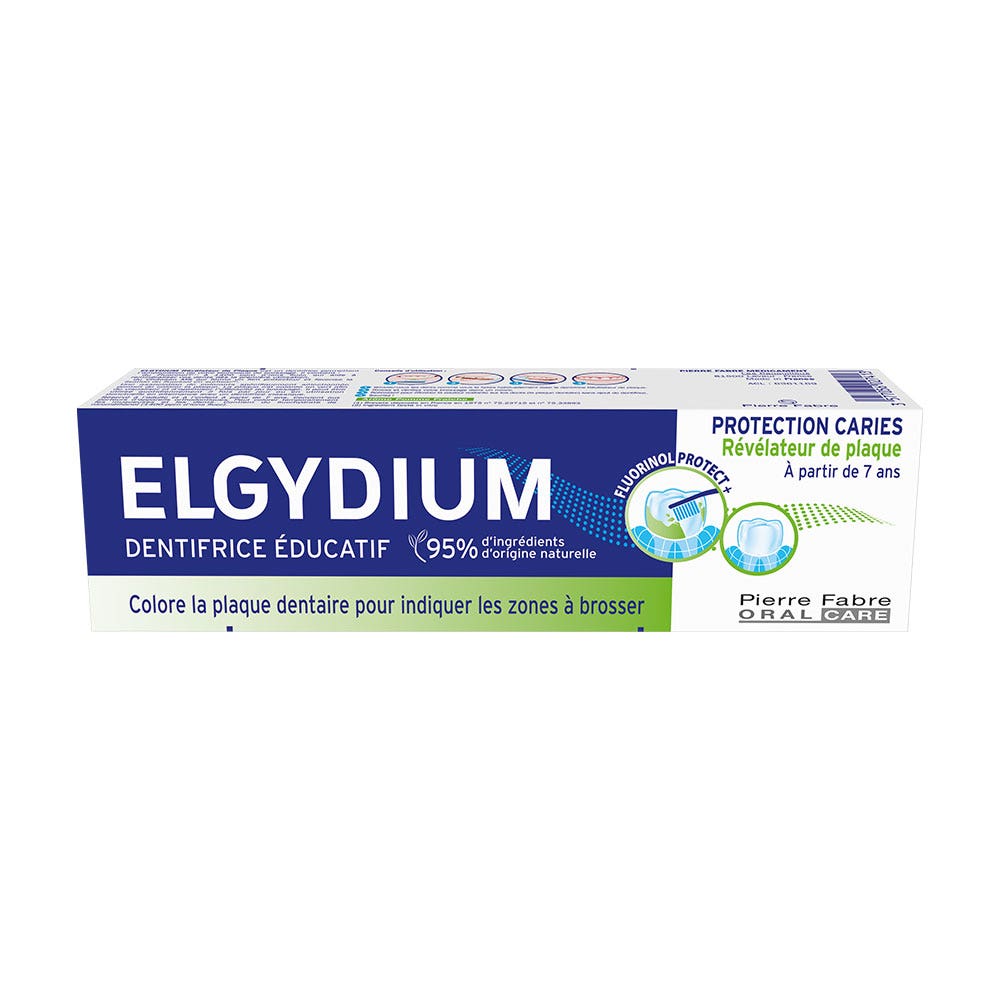 Elgydium Dentífrico Educativo Revelador de Placa A partir de 7 ans 50ml