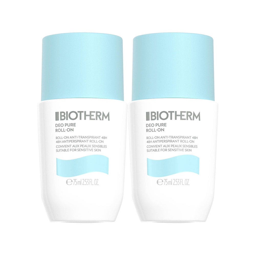 Biotherm Deo Pure Roll-on antitranspirante 2x75ml
