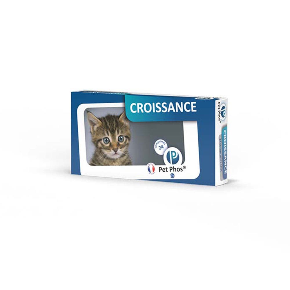 Pet Phos Crecimiento gato cachorro 24 comprimidos