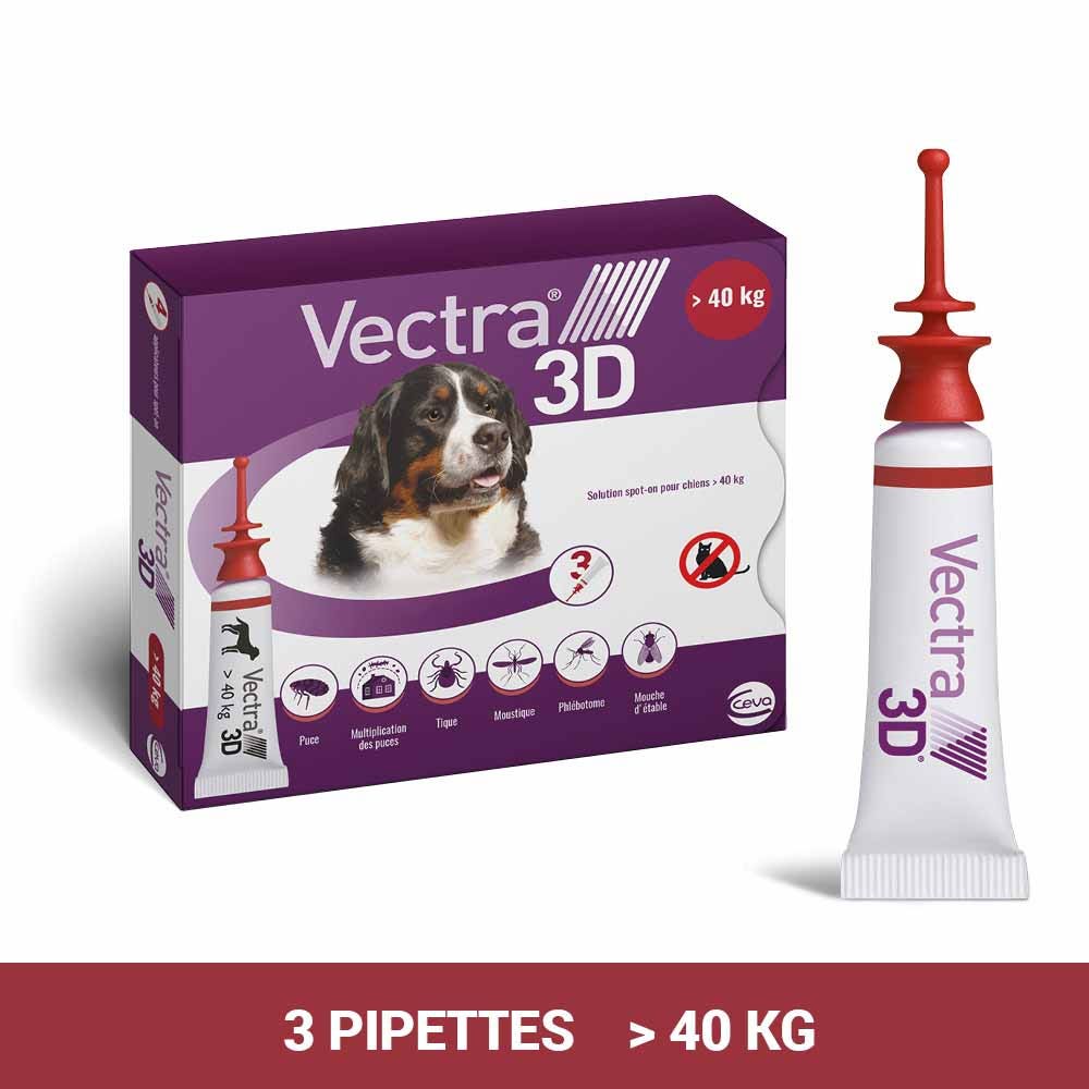 Vectra Solución Spot-on para perros > 40 kg 3 pipetas