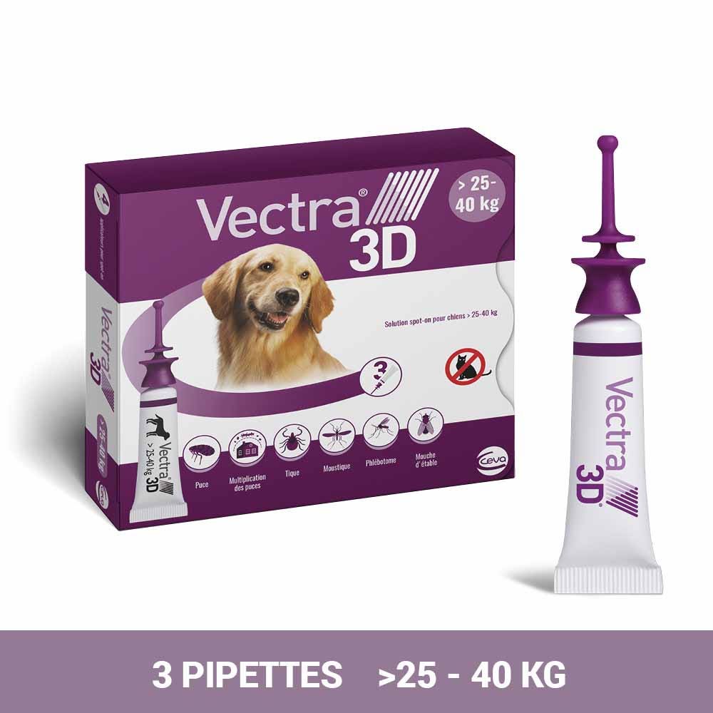 Vectra Solución Spot-on para perros &gt;25-40kg 3 pipetas