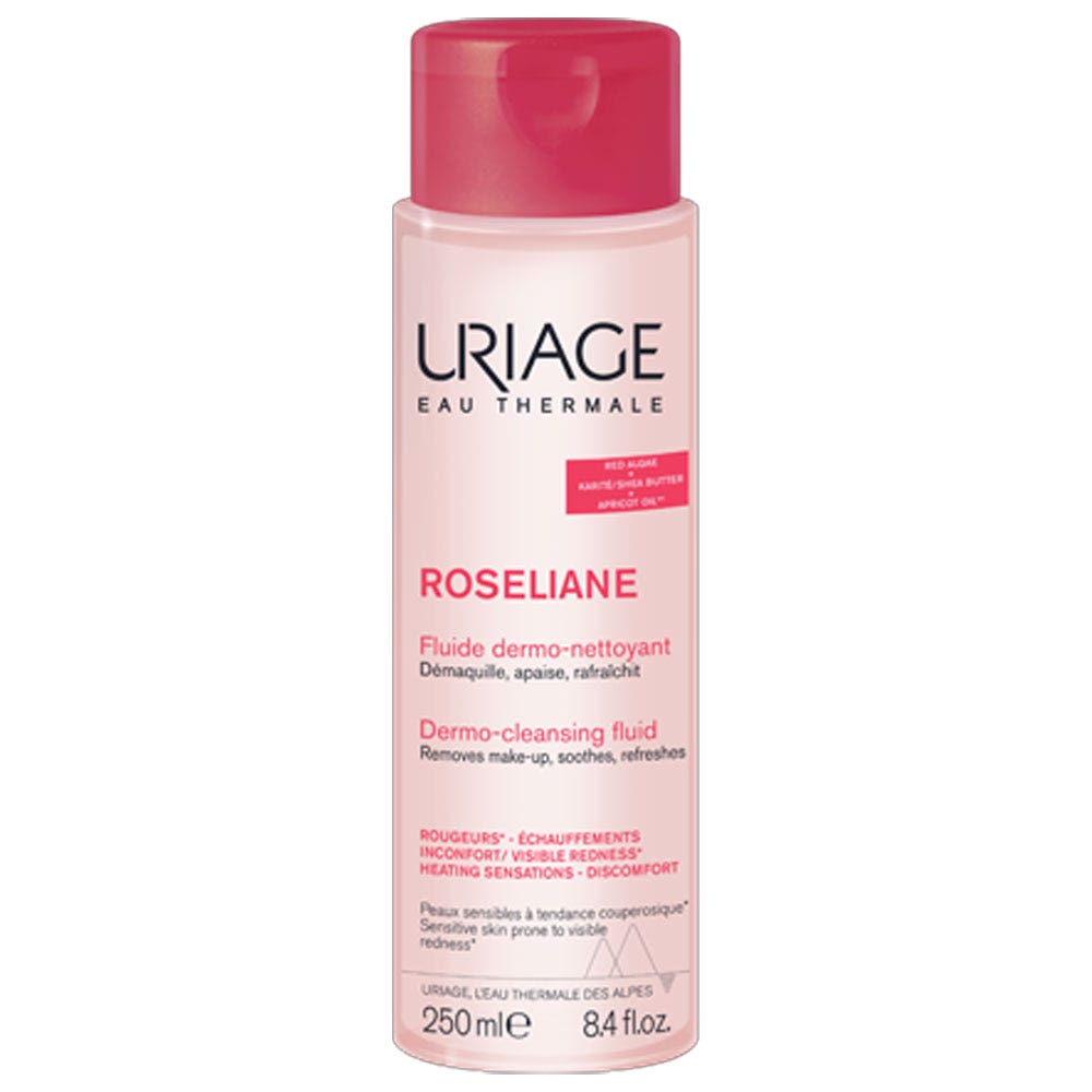Uriage Roseliane Fluido Dermo-limpiador Pieles Sensibles Con Rojeces 250ml