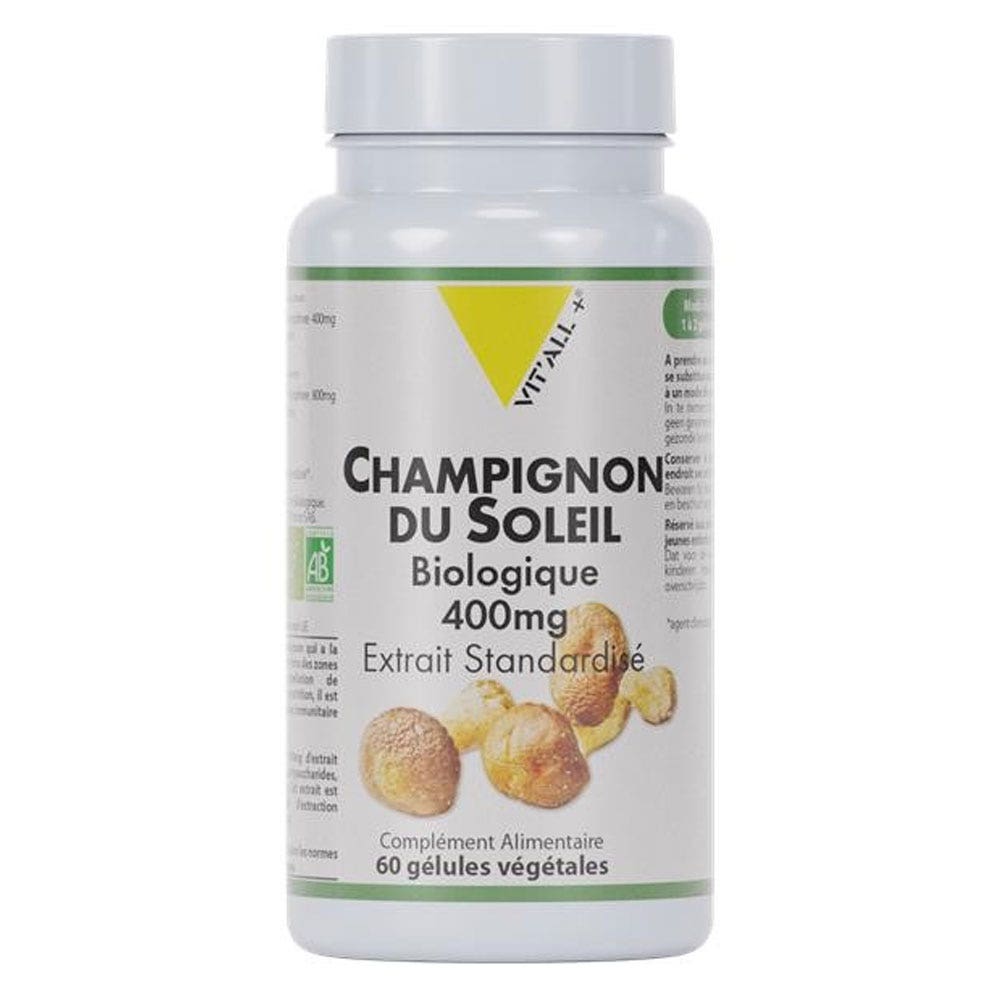 Vit'All+ Champiñón del sol 400 mg 60 cápsulas