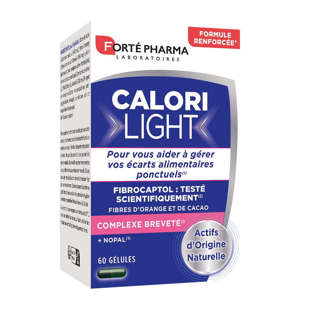 Forté Pharma CaloriLight Silueta captador de grasas fibras de nopal 60 cápsulas