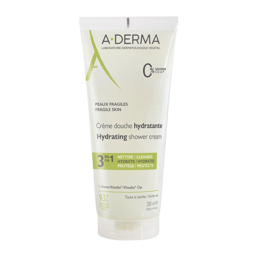 A-Derma Los Indispensables Gel de ducha hidratante 200 ml
