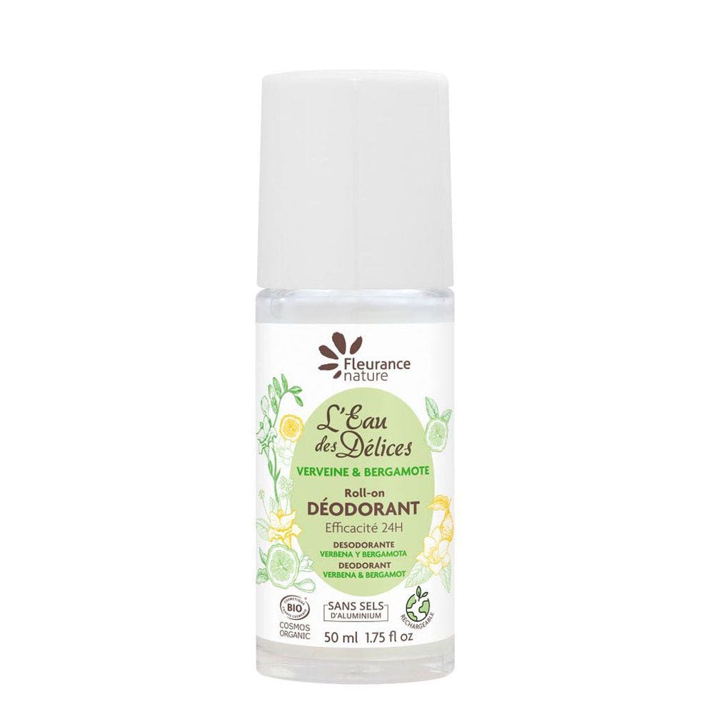 Fleurance Nature Desodorante Bio Eau Délices Verbena Bergamota 50 ml