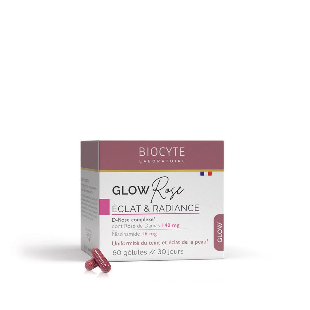 Biocyte Glow Rose resplandor y luminosidad 60 cápsulas