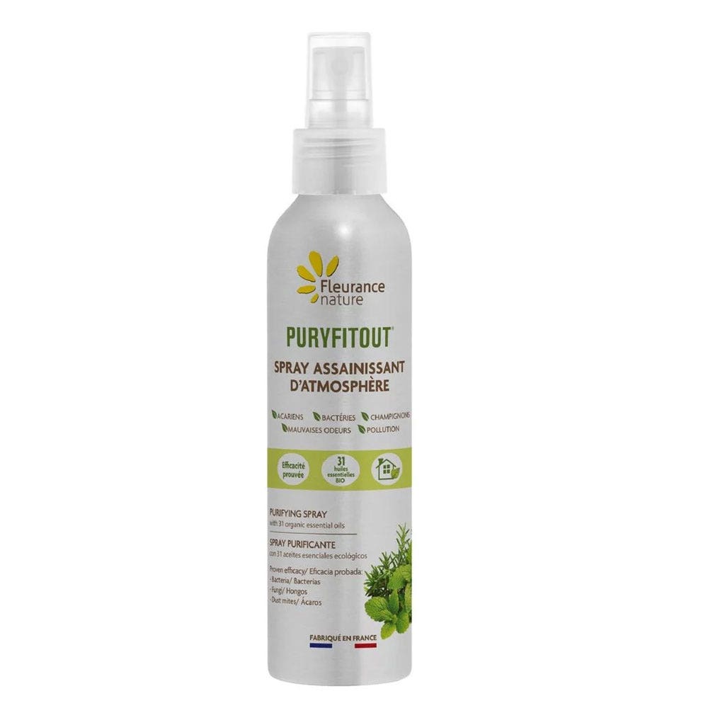 Fleurance Nature Puryfitout Spray Saneamiento con 31 Aceites Esenciales 200 ml