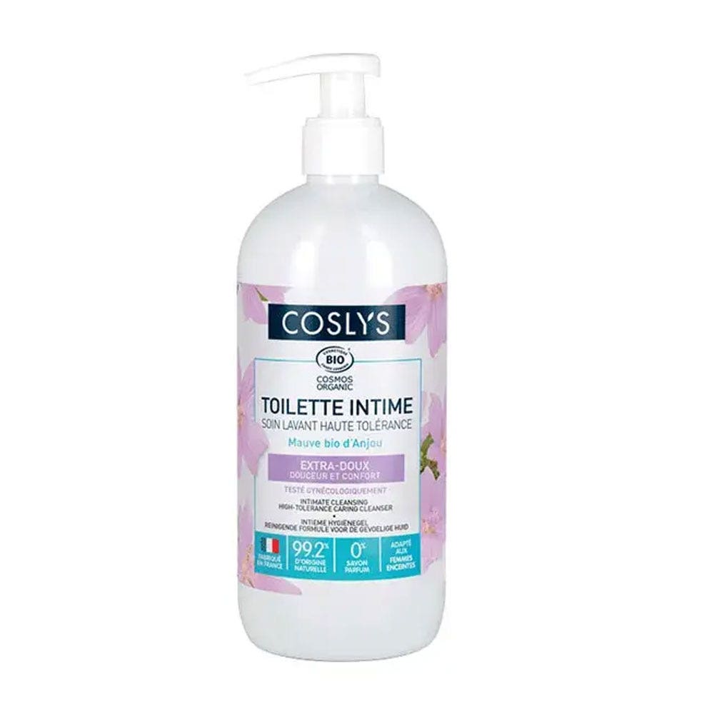 Coslys Limpieza íntima cuidado lavante alta tolerancia malva bio de Anjou 500 g