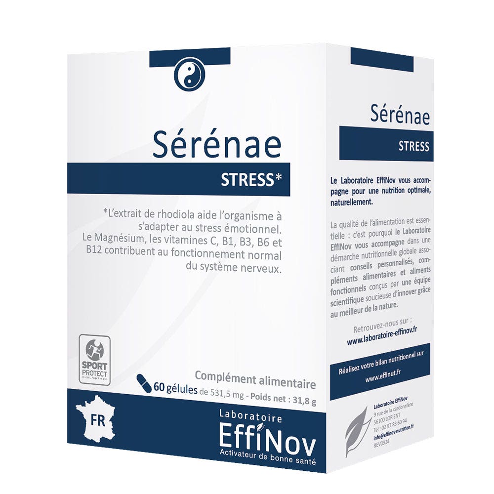 Effinov Nutrition Sérénae Estrés 60 cápsulas