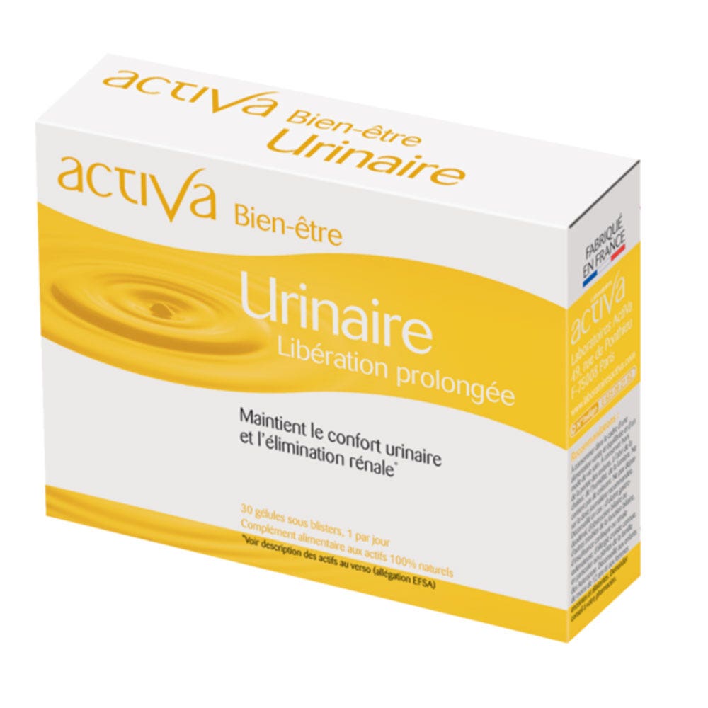 Activa Bienestar Urinario Libération prolongée 30 Cápsulas