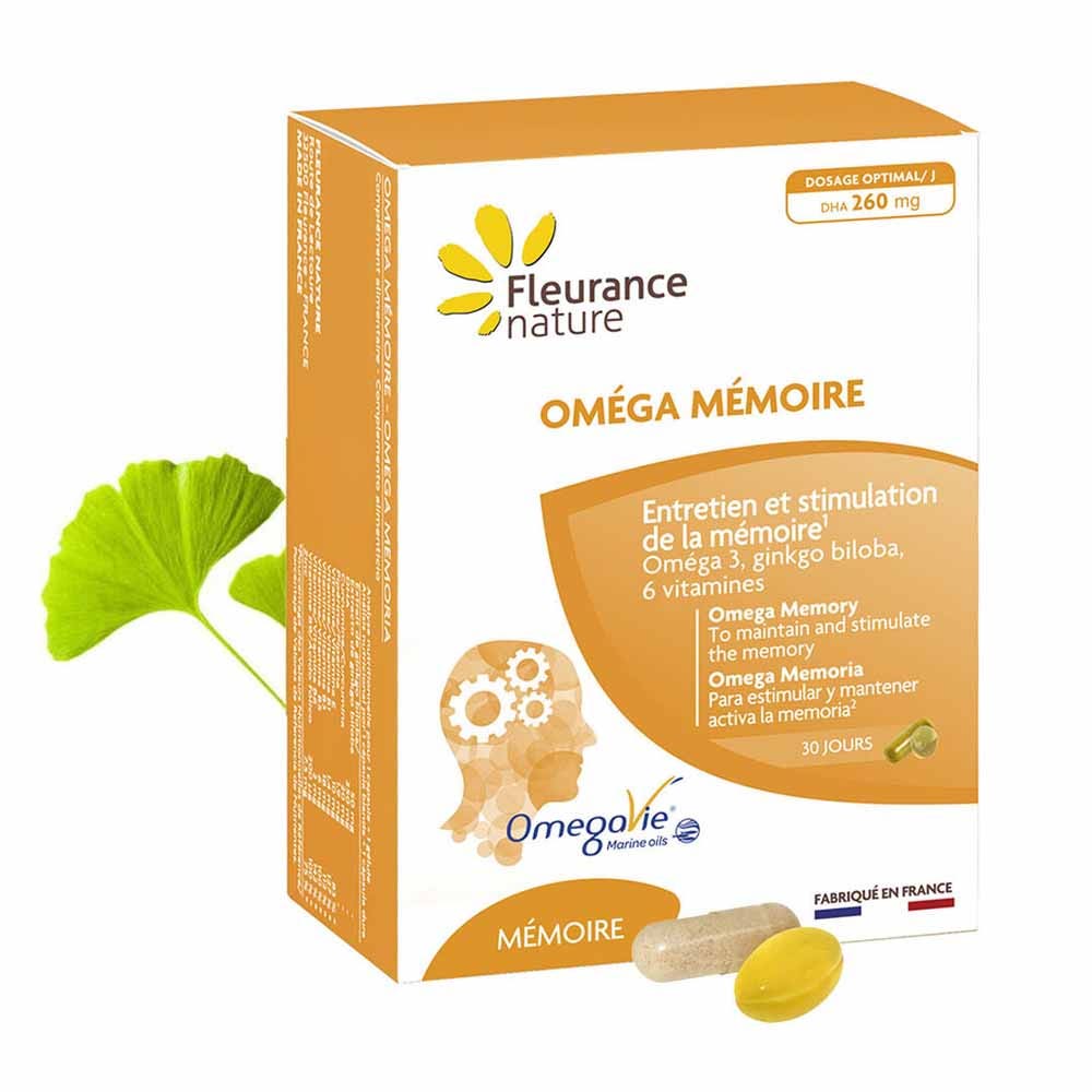 Fleurance Nature Memoria Omegas 30 cápsulas