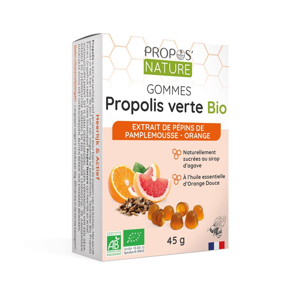 Propos'Nature Goma de Propolis Verde Ecológica Semillas de Pomelo y ...
