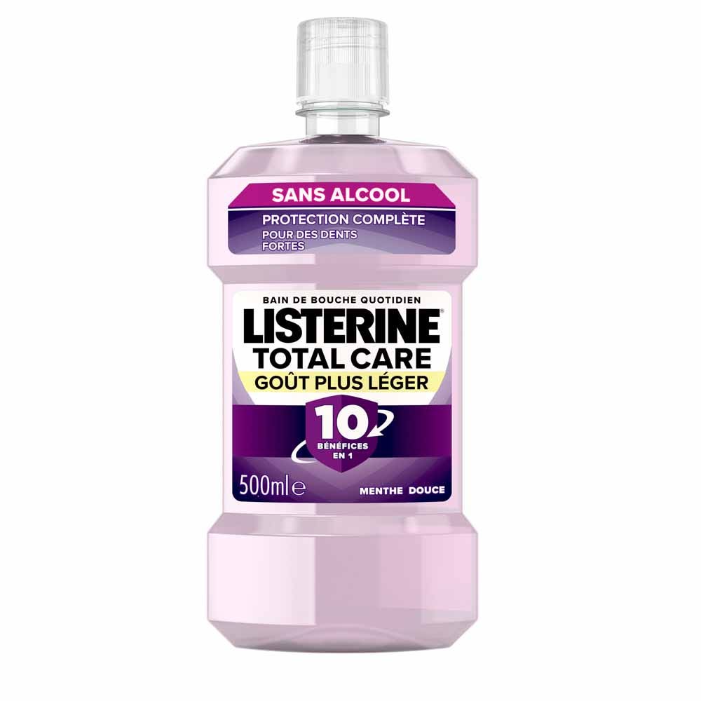 Listerine Enjuague bucal Total Care Menta dulce Sabor más ligero 500 ml