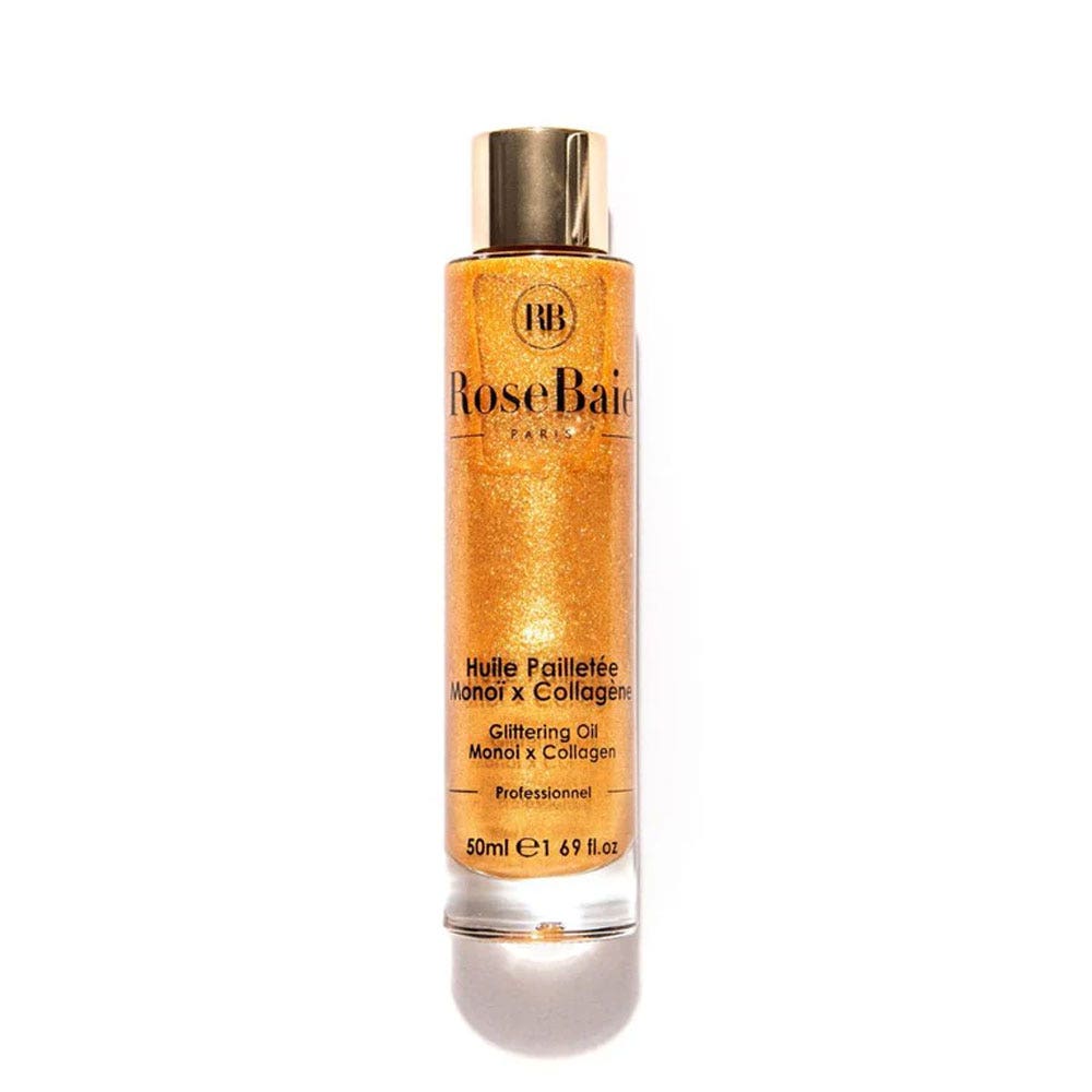 Rosebaie Monoi y colágeno Aceite con brillo 50 ml
