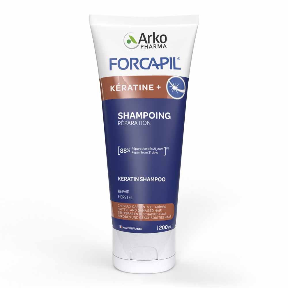 Arkopharma Forcapil Queratina+ champú reparador 200 ml