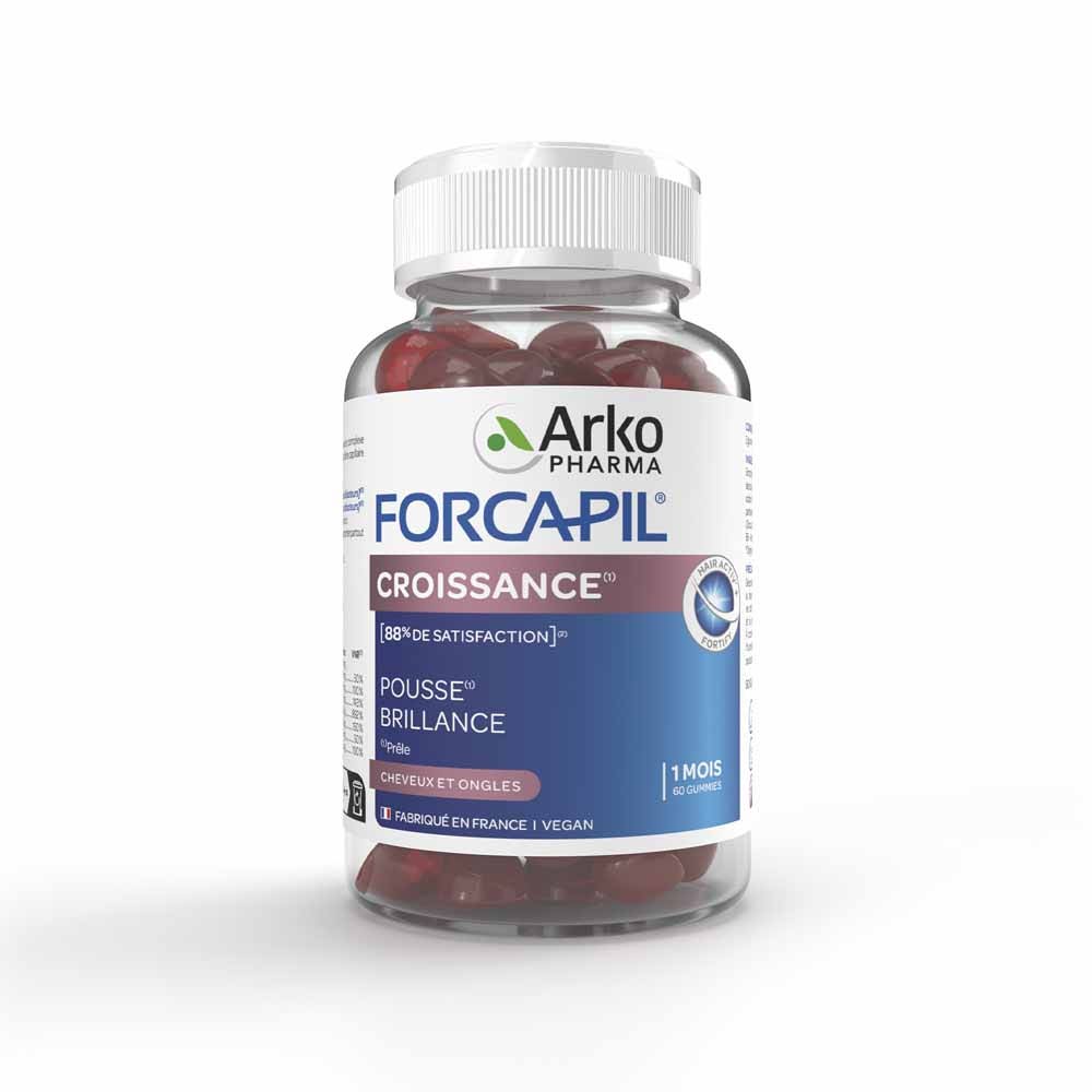 Arkopharma Forcapil Crecimiento brillo y fuerza cabello y uñas 60 gominolas