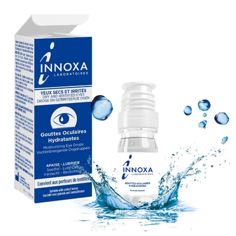 Innoxa Colirio hidratante para ojos secos e irritados Fórmula incolora 10 ml