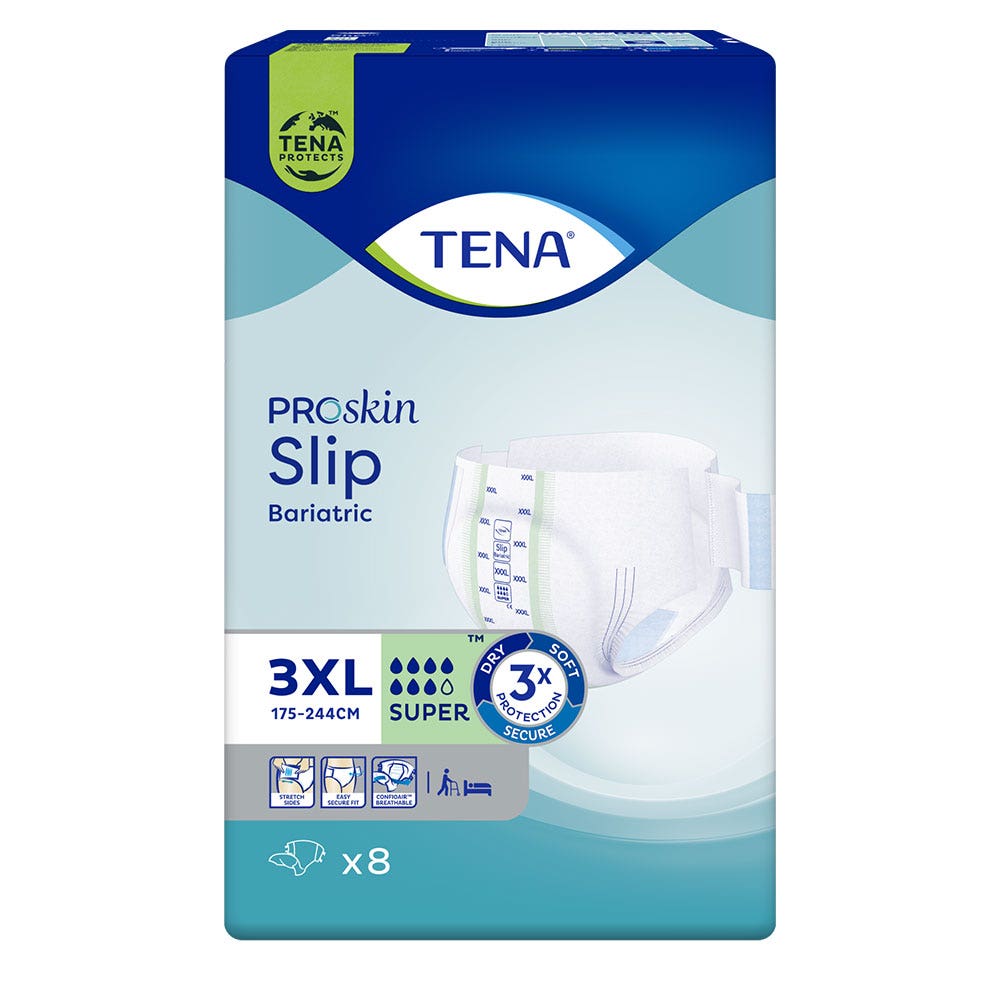 Tena Proskin Slip Absorbentes Bariatric para incontinencia urinaria Talla 3XL x8