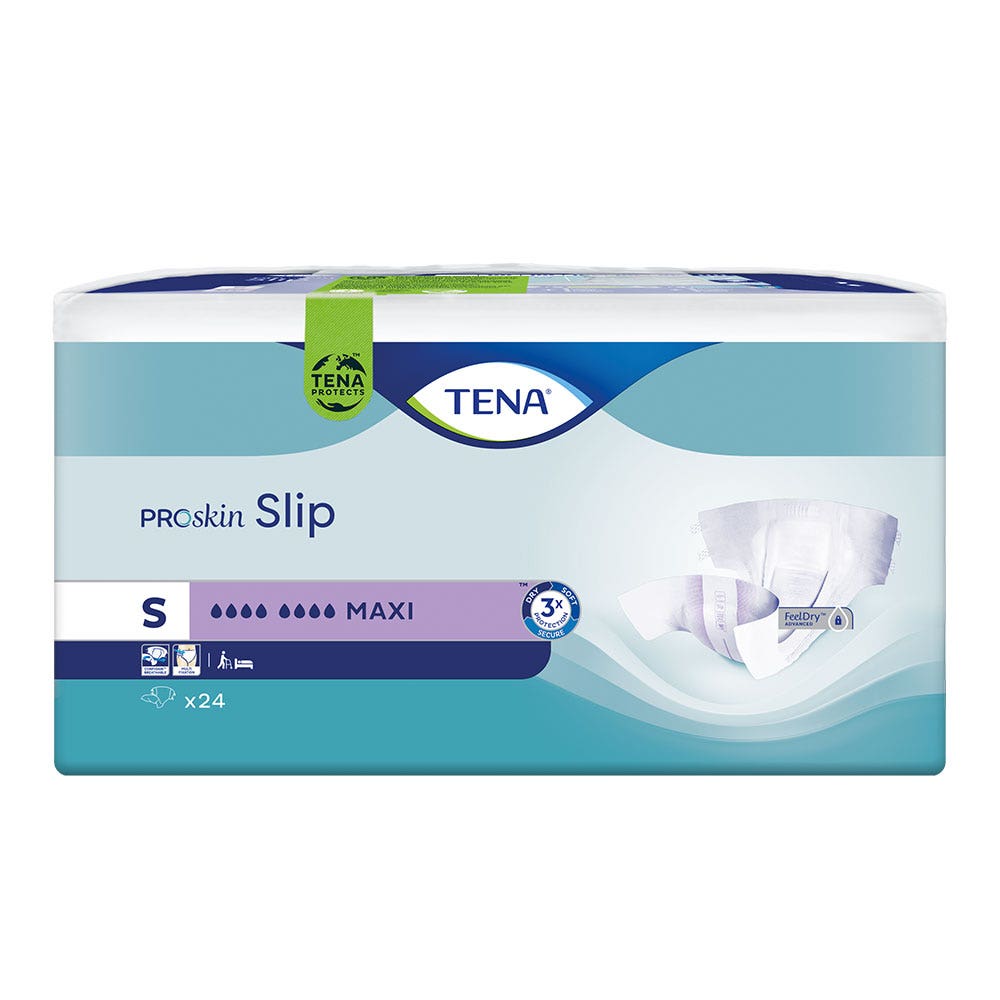 Tena Proskin Slip Maxi Absorb + para incontinencia urinaria Talla S x24
