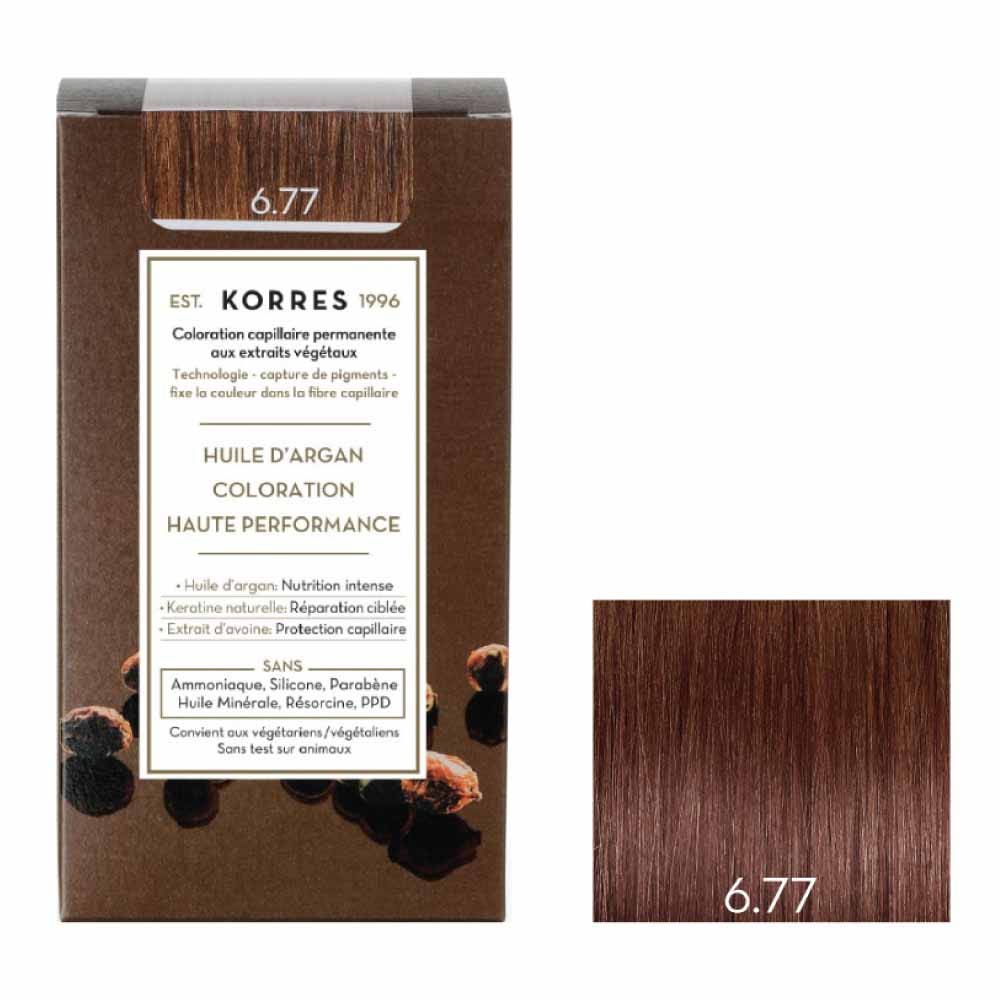 Korres Aceite de argán Coloracion Permanente Con Aceite De Argan 50ml 6.77 BLOND FONCE MARRON INTENSE