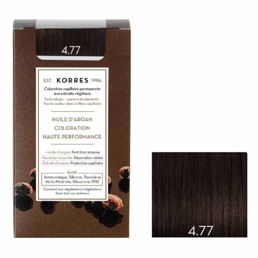 Korres Aceite de argán Coloracion Permanente Con Aceite De Argan 50ml 4.77 CHATAIN NATUREL MARRON INTENSE